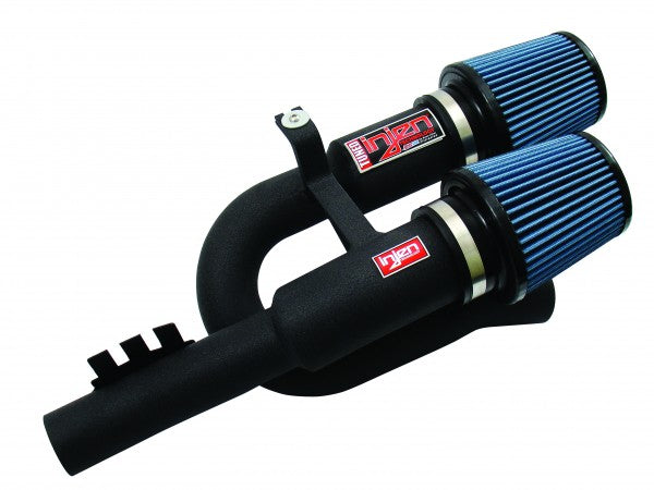 2008-2010 BMW 135i 335i SP Series High Performance Cold Air Intake System - Wrinkle Black Finish - Improves Horsepower & Acceleration for Track or Street Racing