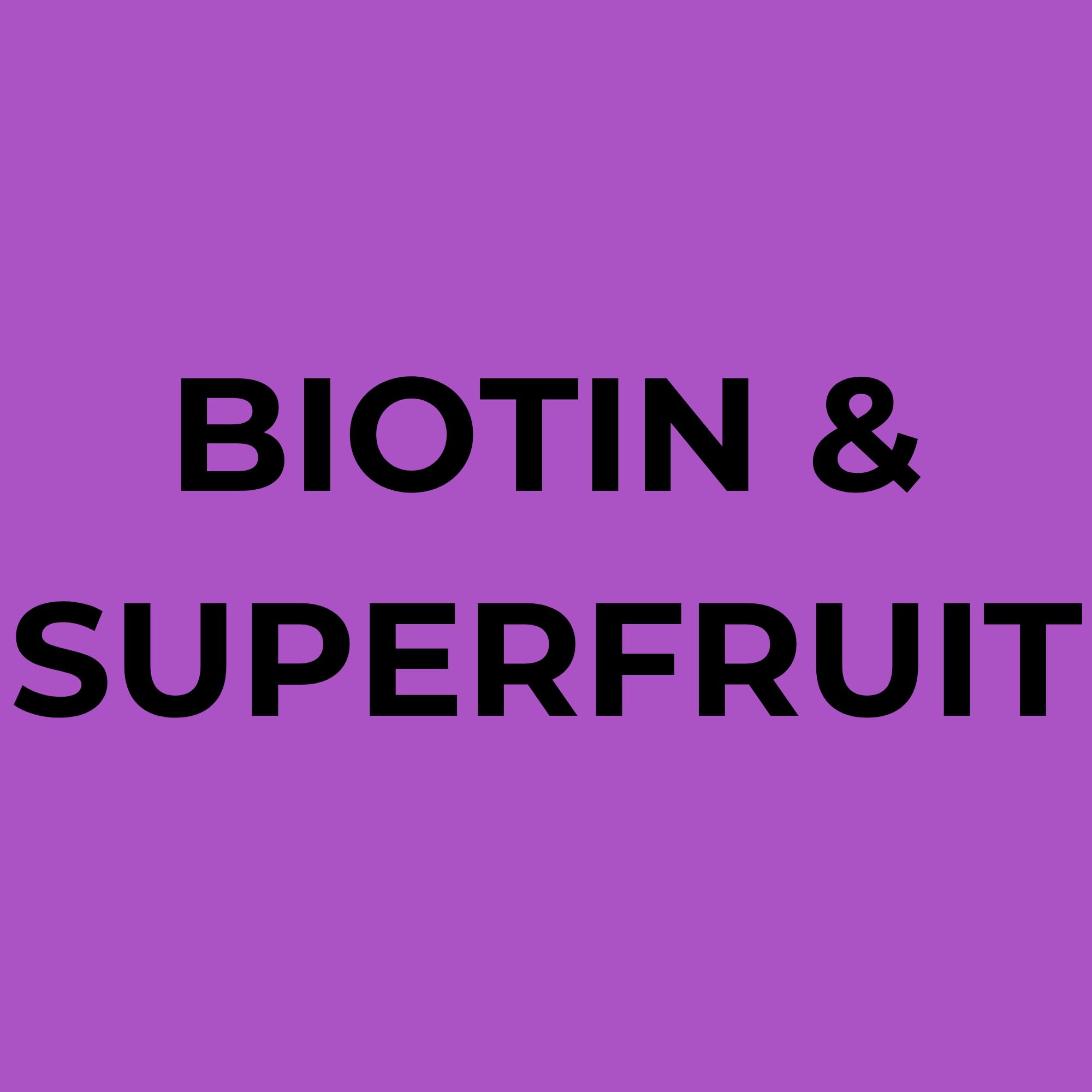 Biotin & Superfruit Shampoo and Conditioner Set - Vegan Collagen, Aloe & Shea Butter - Sulfate, Paraben & Silicone Free - Color Safe Hair Care - 1 Liter Each (Pack of 2) - For Dry, Damaged Hair & Scalp Nourishment - Perfect for Daily Use & Color-Treated Hair