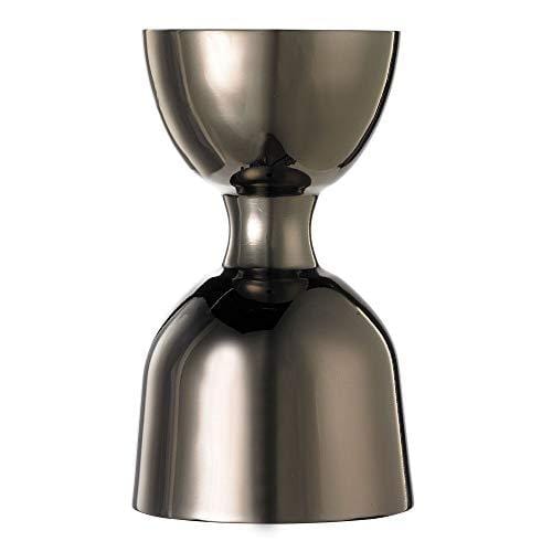 Barfly M37006BK Heavy Duty Straight Rim Bell Jigger 1 oz x 2 oz - Professional Cocktail Measuring Tool for Bartenders - Perfect for Mixing Martinis, Old Fashioned & Craft Cocktails
