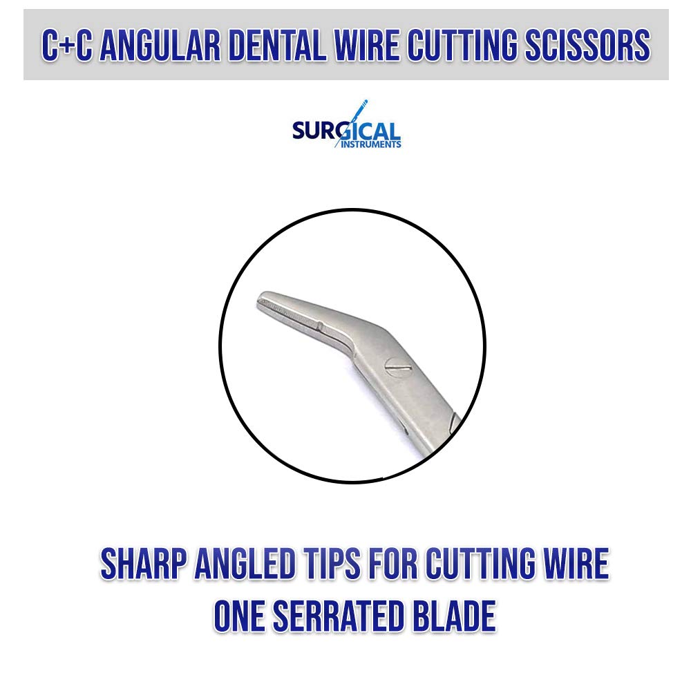 Professional Dental Collar & Crown Wire Cutting Scissors - 4.75