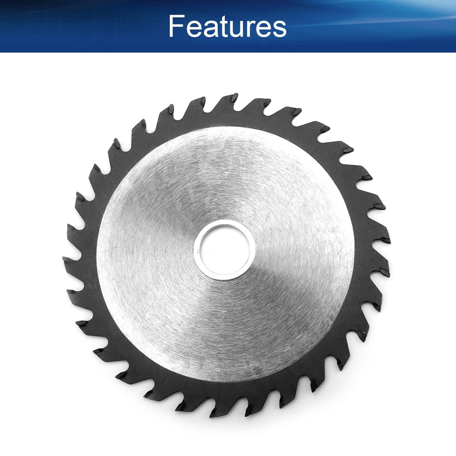 4 Inch Auniwaig Carbide Tipped Circular Saw Blade - 30T Wood Cutting Disc with 20mm Arbor for Hard & Soft Wood - Perfect for DIY Projects, Woodworking, and Professional Cutting Tasks