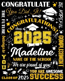 Custom Graduation Blanket -02