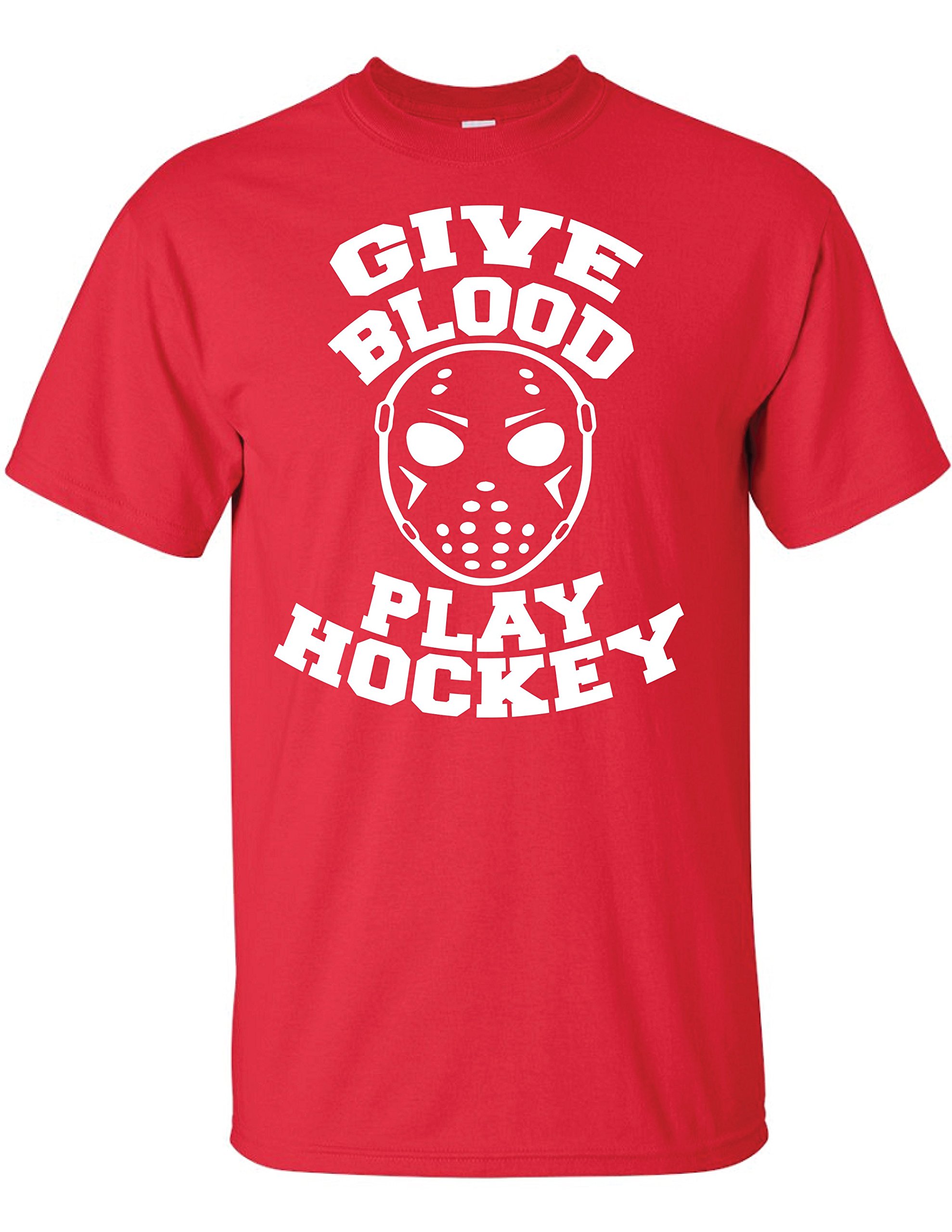 STUFF WITH ATTITUDE Give Blood Red T-Shirt - Funny Slogan Graphic Tee for Donors & Blood Drive Volunteers | Casual Wear, Fundraising Events & Awareness Campaigns