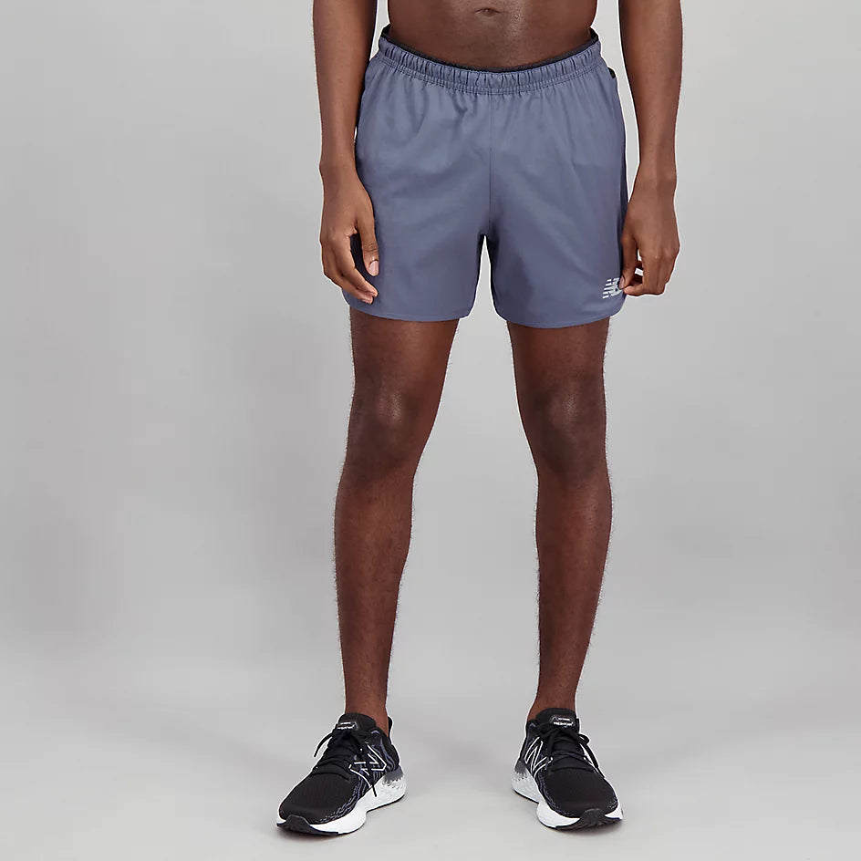 New Balance Men's 5-Inch Impact Running Shorts - Lightweight Quick-Dry Athletic Shorts for Running, Gym & Workout - Comfortable Stretch Fabric with Side Pockets