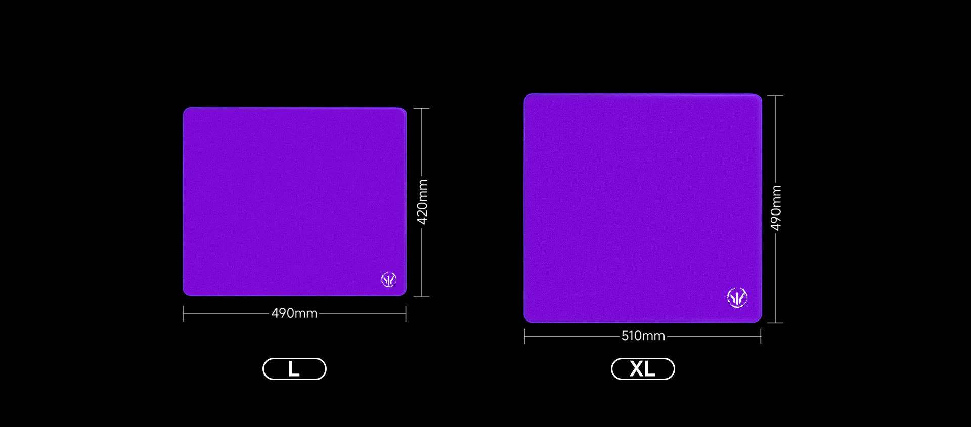 WLmouse Wireless Mouse Pad - Purple, Non-Slip Gaming Mouse Mat with Smooth Surface for PC, Laptop, Office & Home Use | Perfect for Work, Gaming & Daily Computing