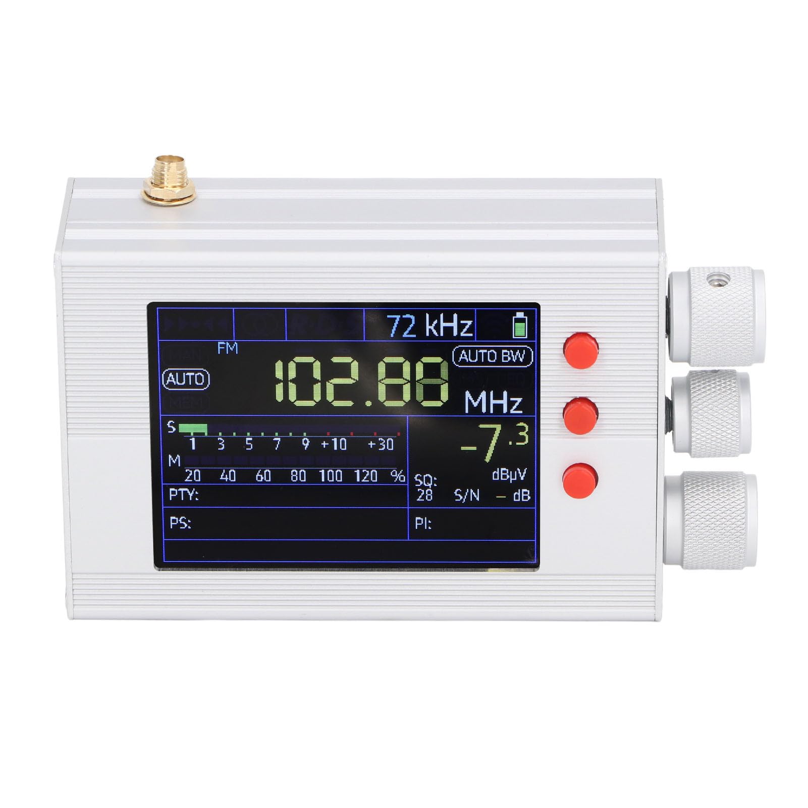 Full Band Radio Receiver with 2in LCD Display - 144‑27000Khz & 65Mhz‑108Mhz Strong Reception for Shortwave Radios | Perfect for Emergency Preparedness, Outdoor Adventures & Ham Radio Enthusiasts