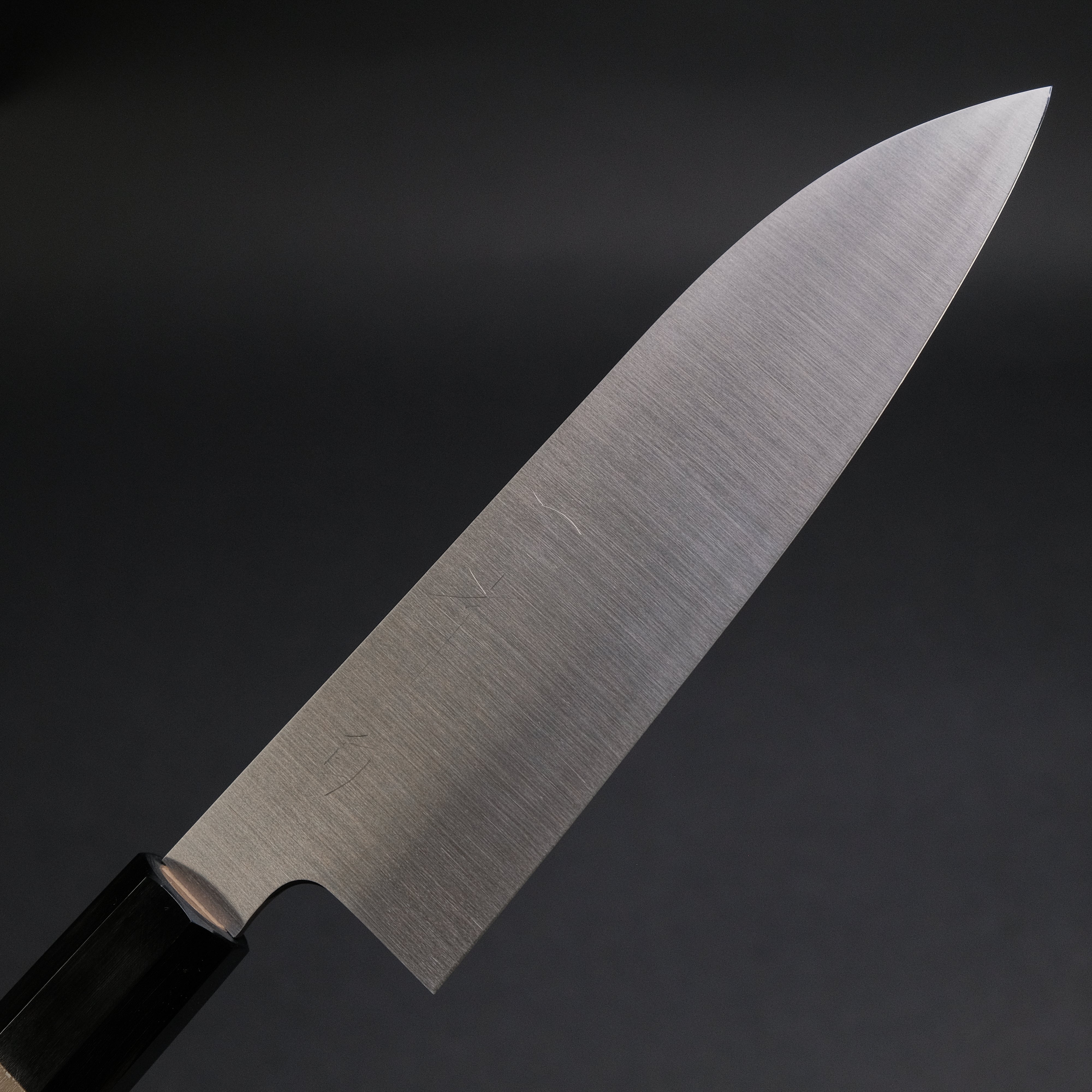 Hitohira Ashi White #2 Santoku Knife 180mm - Japanese Ho Wood Handle - Premium Kitchen Knife for Slicing, Dicing & Chopping Vegetables, Meat & Fish