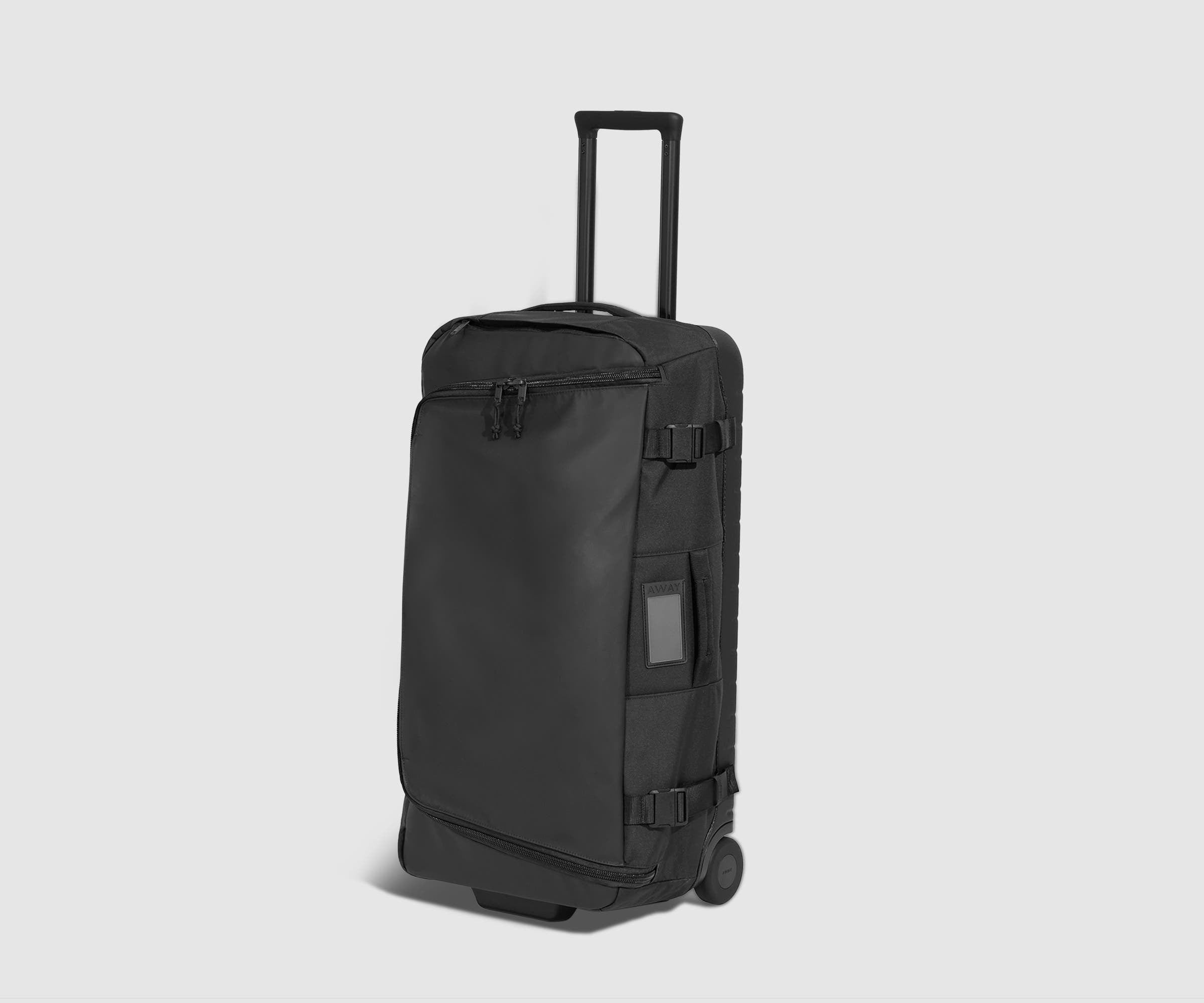 Jet Black 85L Active Rolling Duffle Bag - Large Capacity Travel Duffel with Wheels for Gym, Sports, Camping & Weekend Getaways