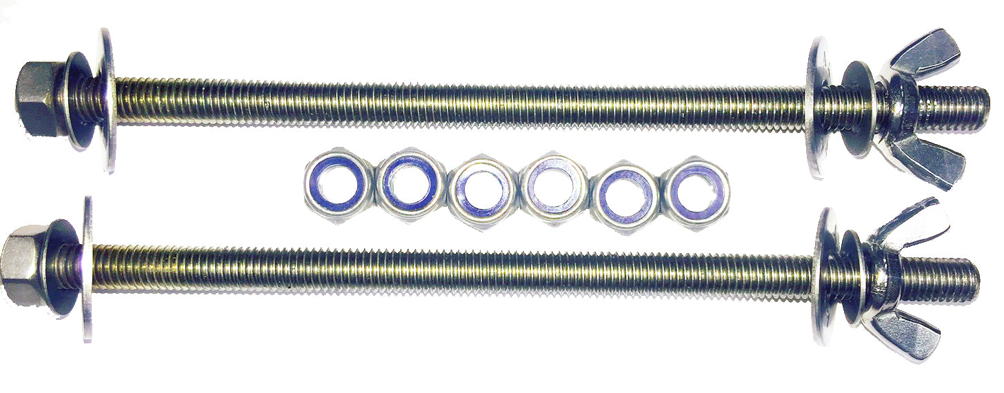 Beaver Complete Twin Band Nut & Bolt Set - 304 Stainless Steel Fastener Kit for DIY, Automotive & Home Repair (100-Piece)