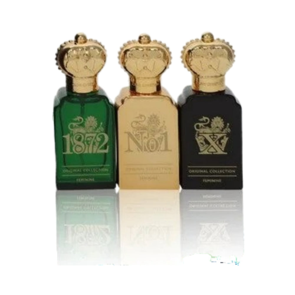 Clive Christian Collection 3-Piece Feminine Mini Perfume Set (90ml) - Luxury Women's Fragrance Gift Set for Special Occasions & Everyday Elegance