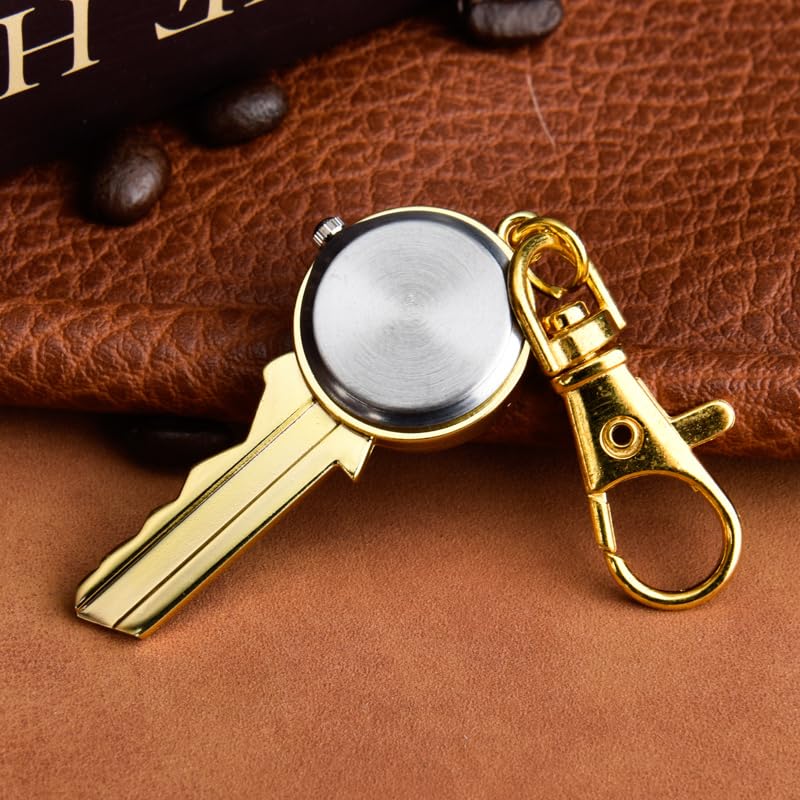 Men's Quartz Pocket Watch with Chain - Stylish & Portable for Travel & Gifts
