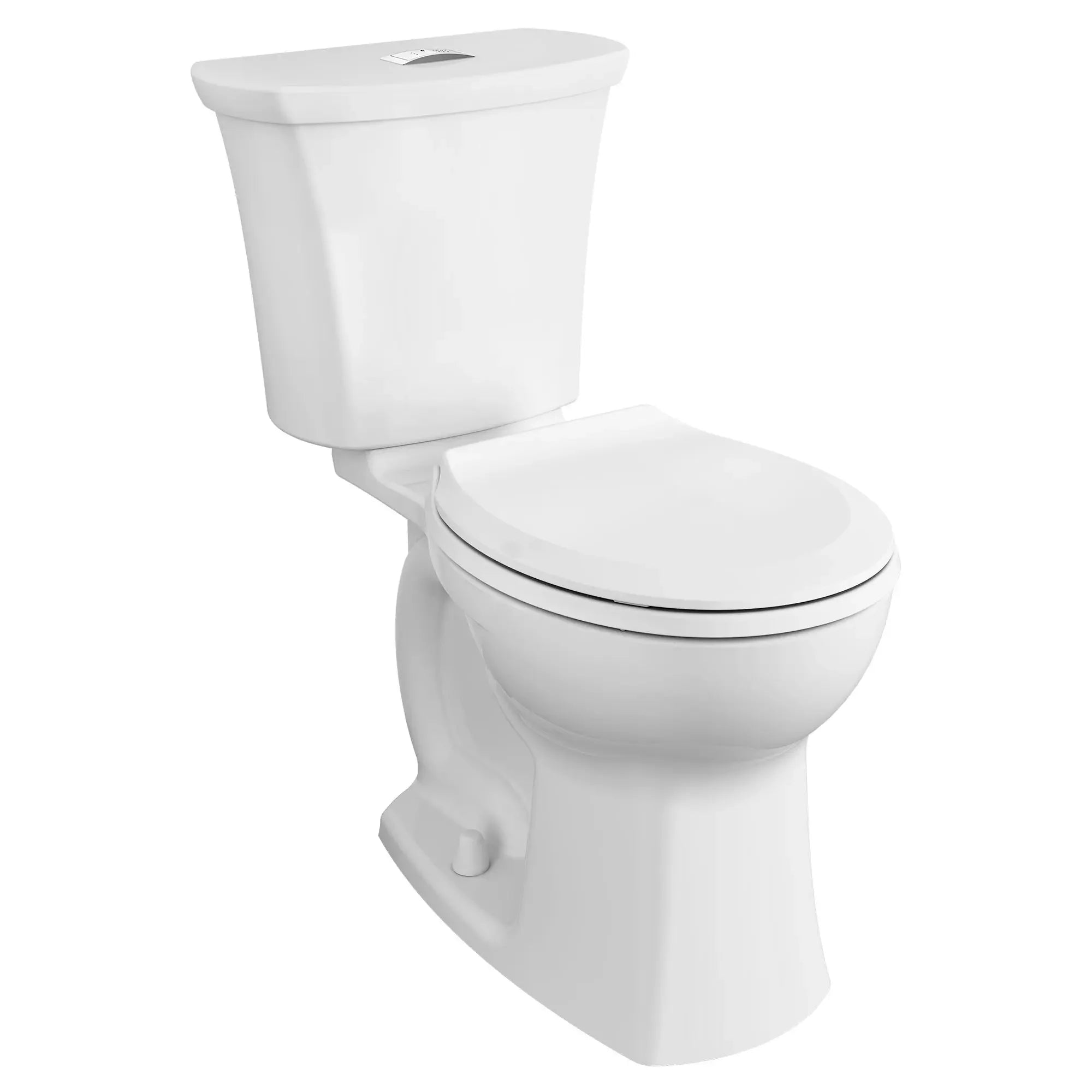 Edgemere 1.6 GPF/6.0 LPF & 1.1 GPF/4.1 LPF Dual Flush Round Front Toilet with Soft Close Seat - 16.5 Inch Water Saving Bathroom Toilet for Home, Apartment & Commercial Use