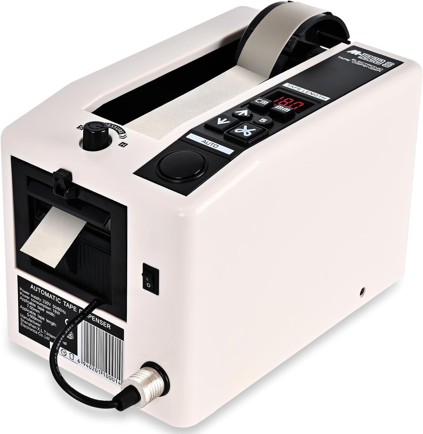Tape Dispenser & Cutter for Office, Warehouse & Package Packing - Heavy Duty Tape Cutting Machine (Not for Ribbon) - Perfect for Shipping Boxes, Moving Supplies & Storage Organization