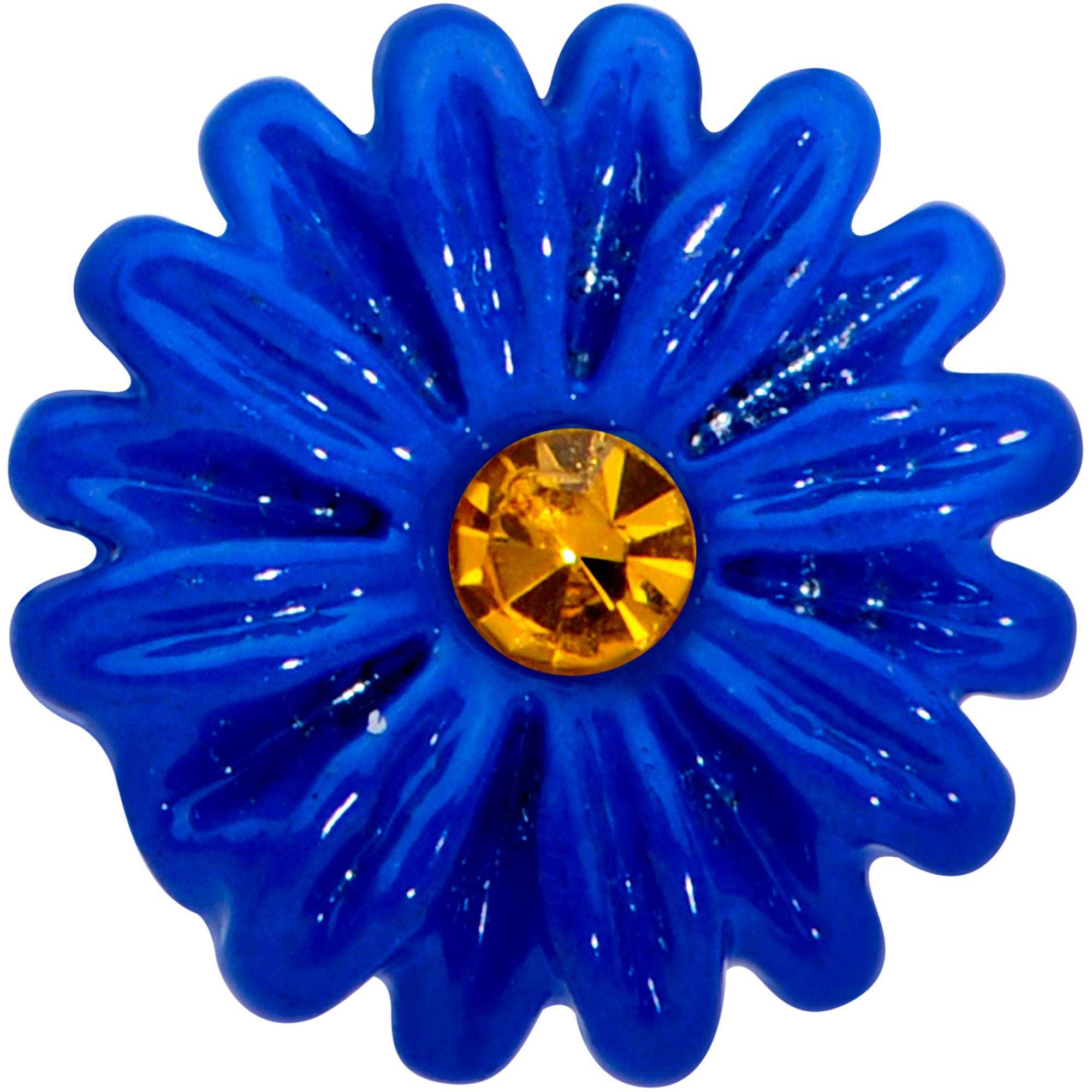 Body Candy 16G 316L Stainless Steel Sunflower Cartilage Earring - Helix, Tragus, Conch Piercing Jewelry - 1/4