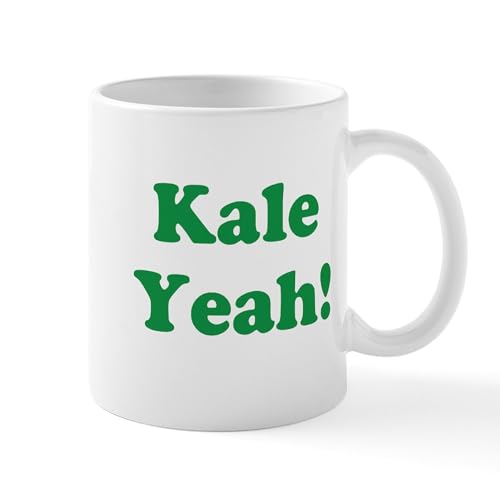 White - Kale Yeah! Mugs