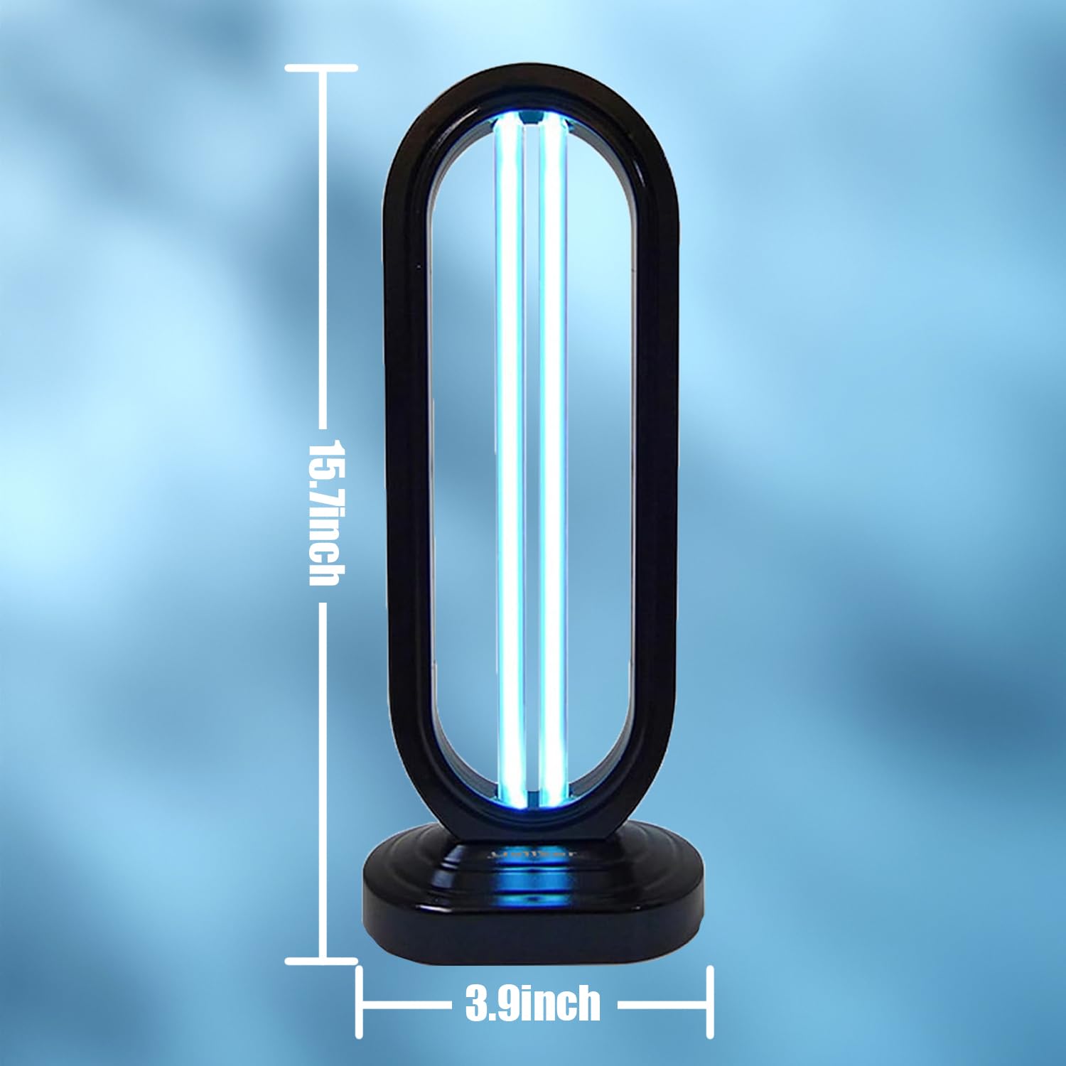 UVLIZER UVO254 Home Disinfection Tower - 60W 110V UV Sanitizer with 3-Speed Timer & Remote Control | Ozone Generator for Basement, Bedroom, Kitchen | Eliminates Germs, Bacteria & Viruses | Ideal for Home, Office & Travel Use