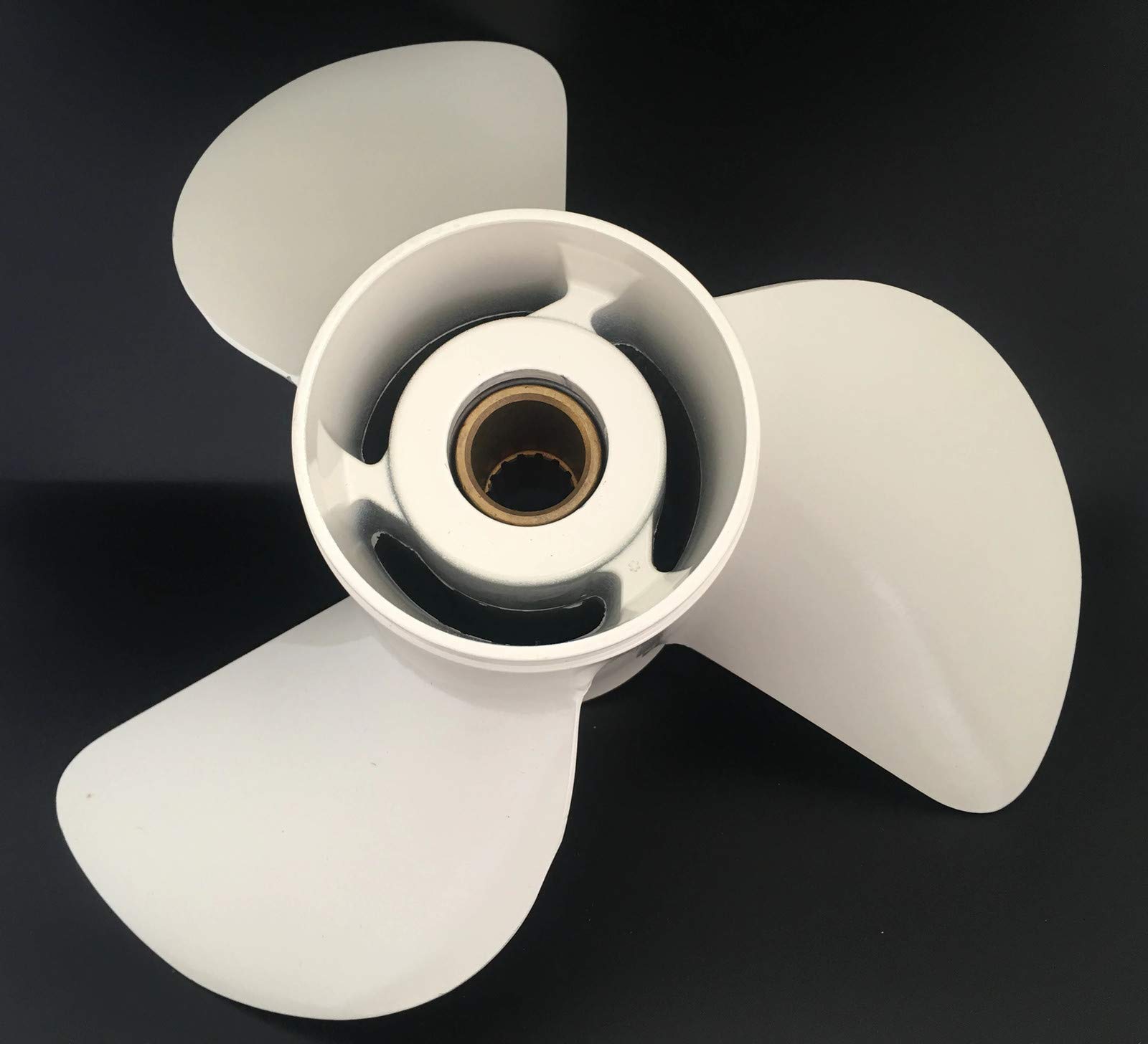 Yamaha Outboard Motor Aluminum Propeller 13.25x17 - Compatible with 60HP 70HP 75HP 80HP 85HP 90HP 115HP 130HP Engines - Replacement for 6E5-45945-01-00 6E5-45945-01-EL T85-04020000 - Perfect for Boating, Fishing & Water Sports