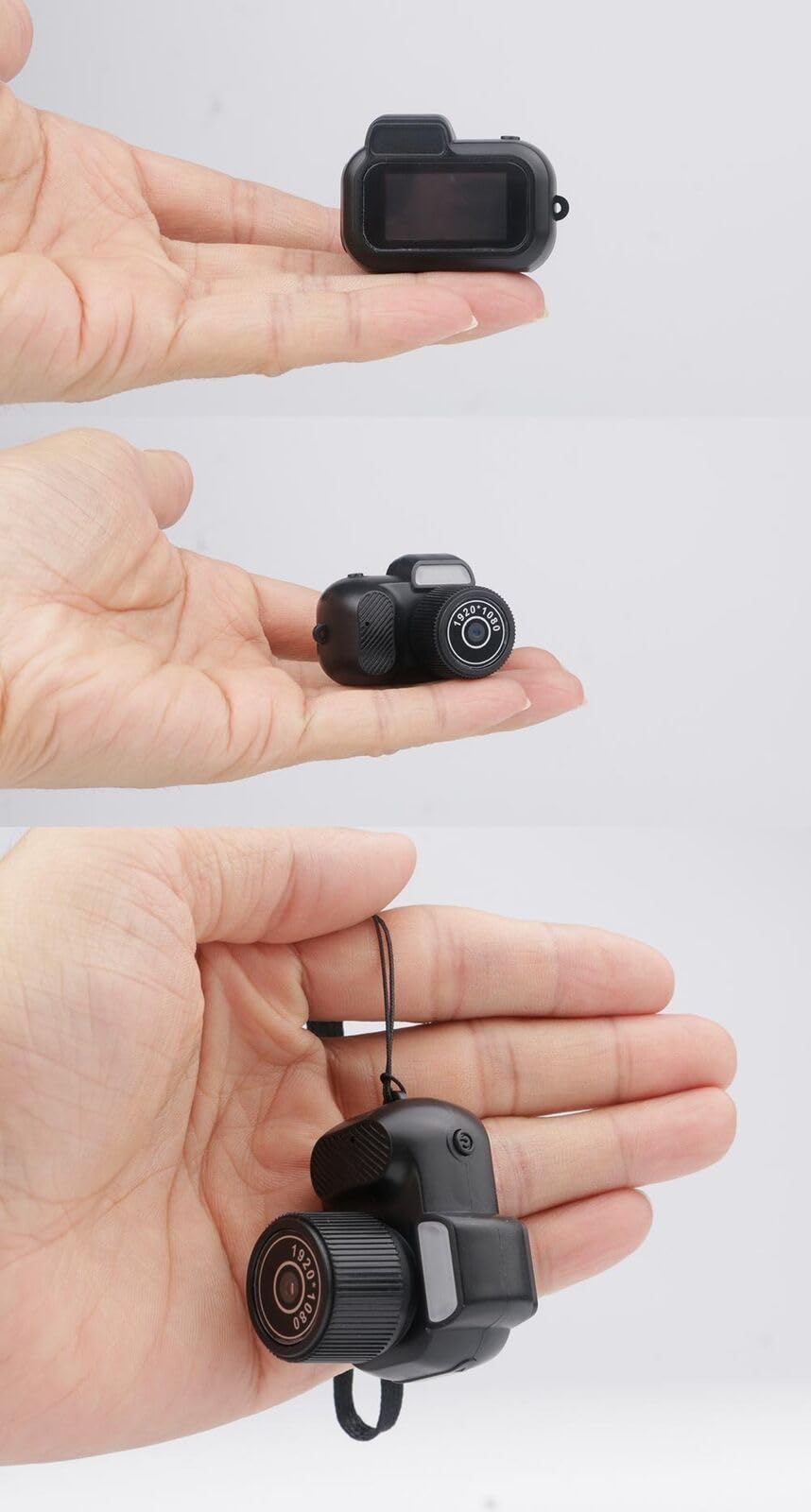 1080P HD Mini Keychain Camera with 8 Filters - Indoor/Outdoor Use