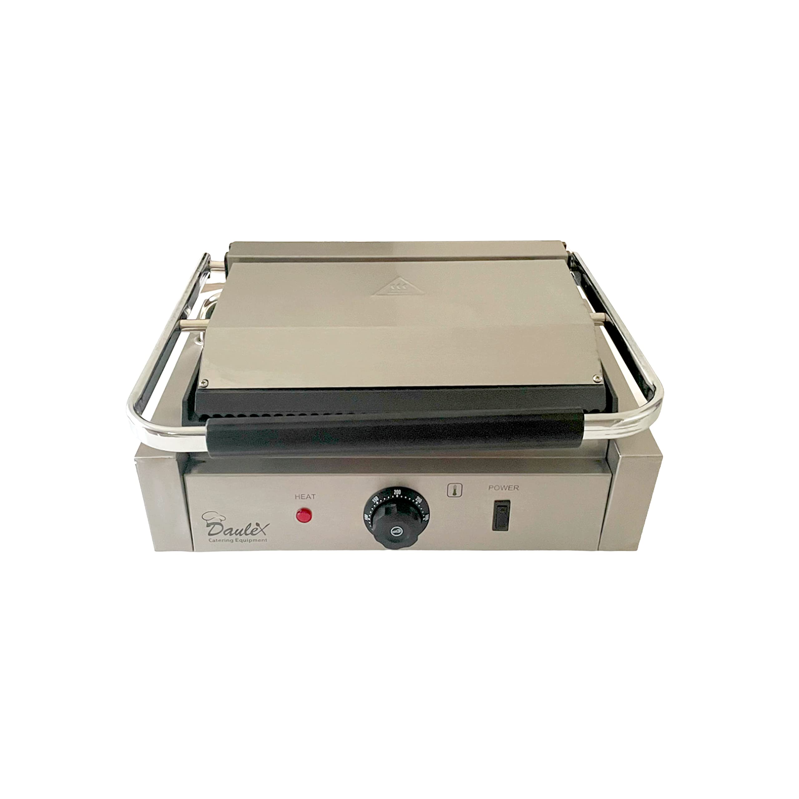 Commercial Panini Press Machine - Large Electric Grill with Ribbed Griddle, Perfect for Sandwiches, Paninis & Breakfast Toasting | Ideal for Restaurants, Cafes & Home Kitchens