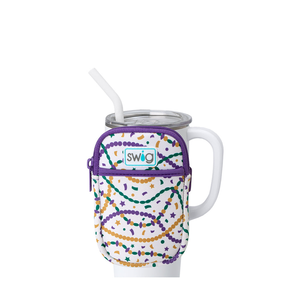 Hey Mister! Mega Mug Pouch - Large Insulated Coffee Cup Holder for Travel, Office & Commute | Perfect Gift for Coffee Lovers