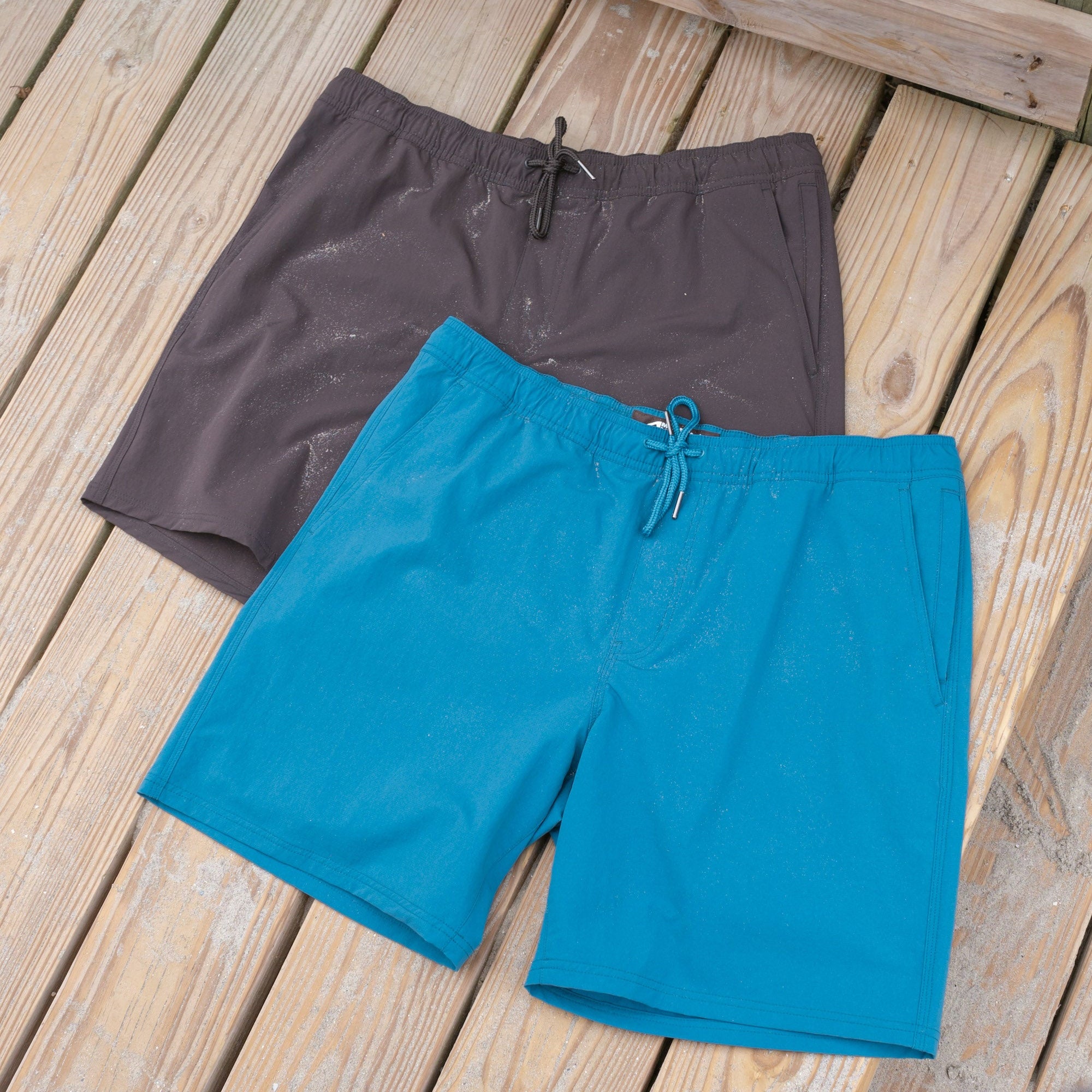 **Durable Nylon Deck Shorts for Men - Quick-Dry & Comfortable Swim Trunks - Perfect for Swimming, Beach, and Outdoor Activities**