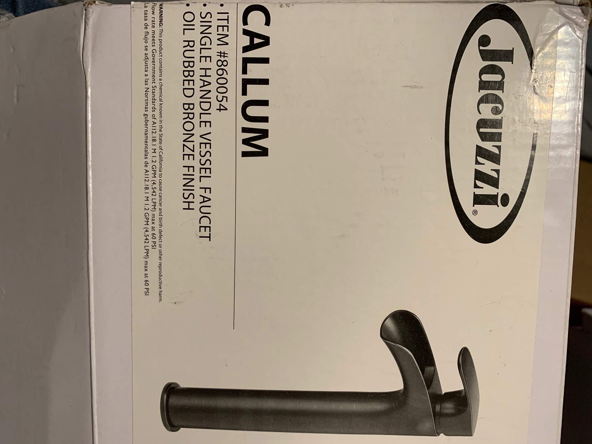 Single Handle Vessel Faucet - Modern Bathroom Sink Faucet for Vessel Sinks, Brushed Nickel Finish | Perfect for Bathroom Vanity, Powder Room, and Guest Bathroom Upgrades