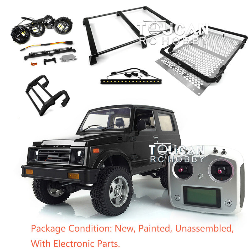 1/6 Scale RC Capo Crawler SIXER1 I6S Off-Road Vehicle - Painted Radio Controlled Car with Roof Rack & LED Lights - Perfect for Rock Crawling, Trail Adventures & Outdoor RC Enthusiasts