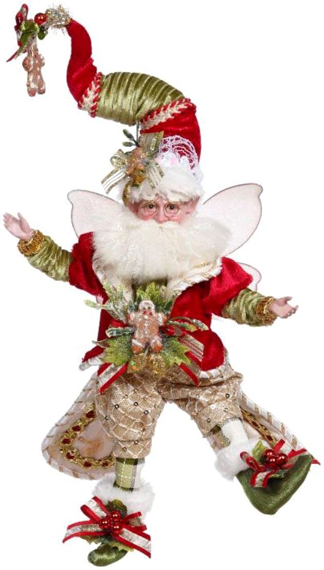 Mark Roberts Fairies 51-16458 Gingerbread Fairy Collectible Figurine - 10.25 Inch Small Christmas Decoration for Home, Tree & Holiday Display