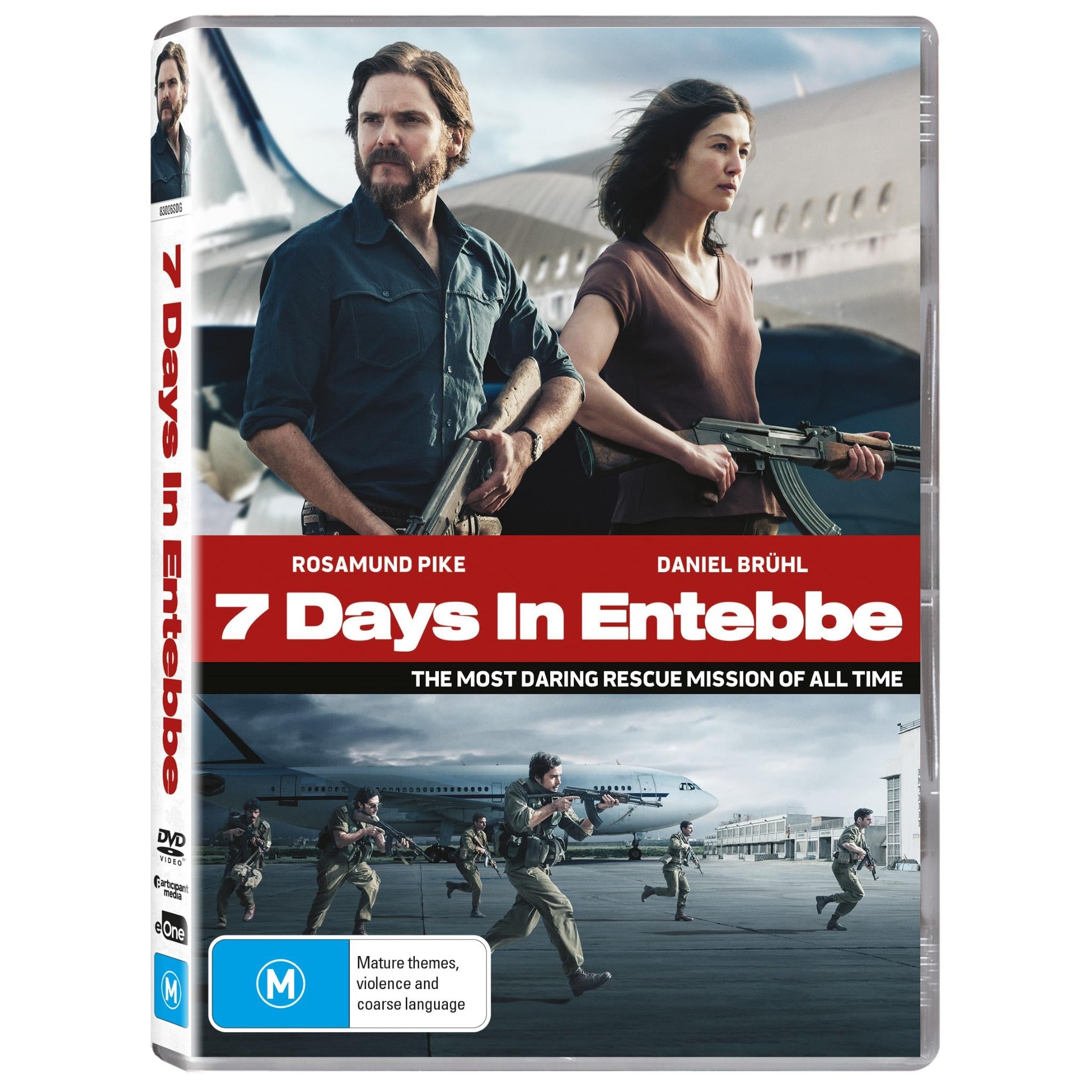 7 Days in Entebbe - Historical Drama Movie DVD - Based on True Events - Perfect for History Buffs & Movie Nights