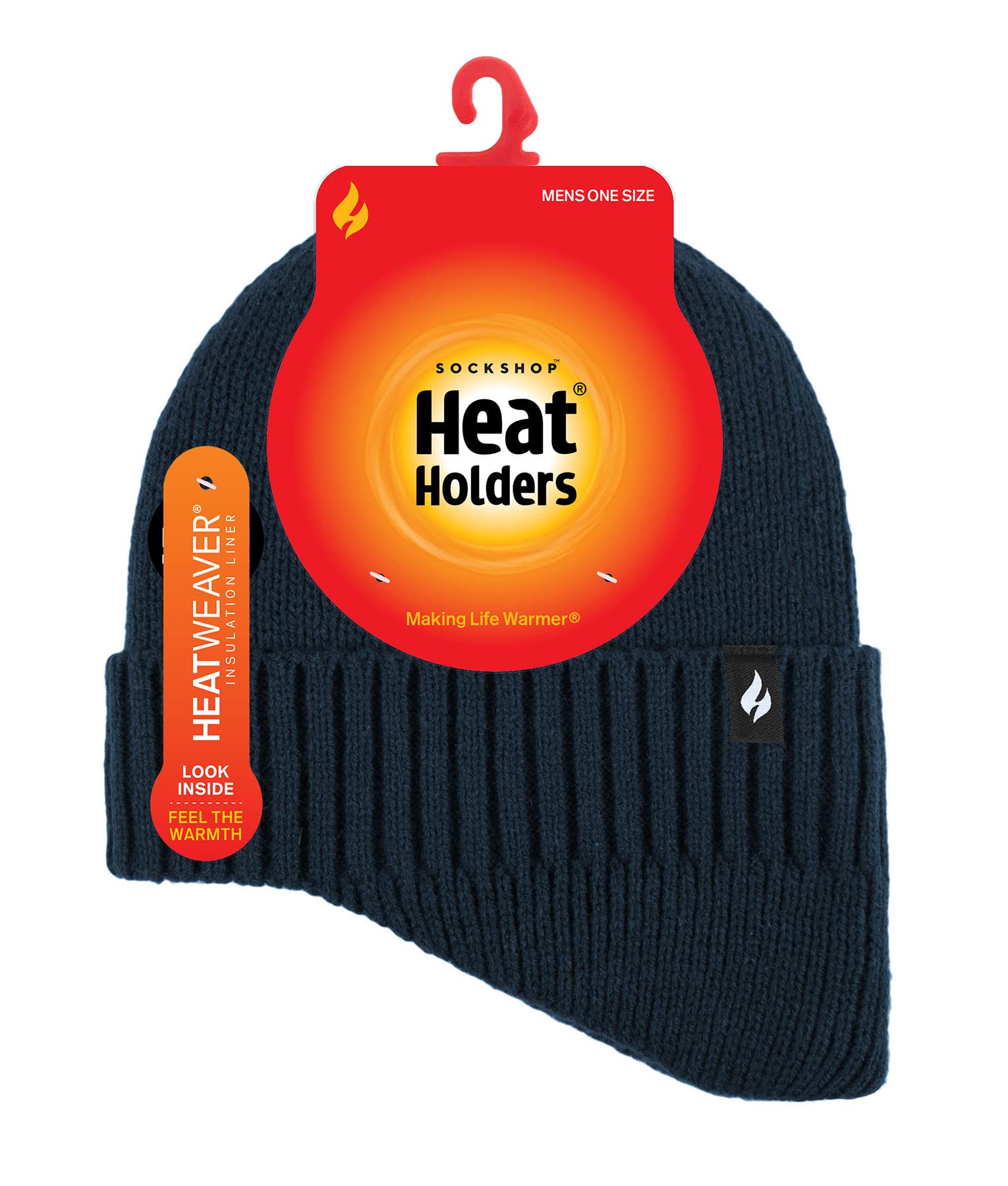 Heat Holders Men's Acrylic Expedition Thermal Beanie - Ultra Warm Winter Hat for Cold Weather - Perfect for Skiing, Snowboarding & Outdoor Activities