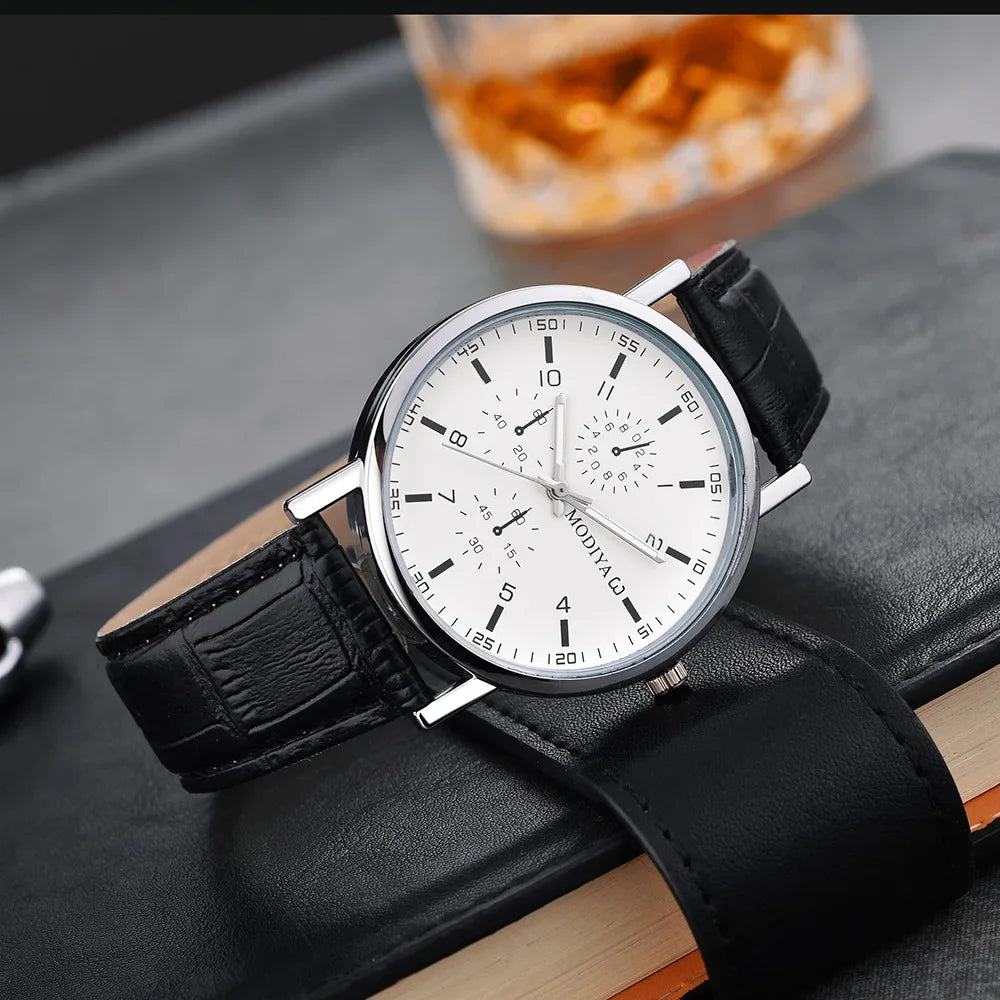 Four Seasons Luxury Watch for Men & Women - Elegant Stainless Steel Analog Wristwatch with Date Display - Perfect for Business, Casual, and Formal Occasions