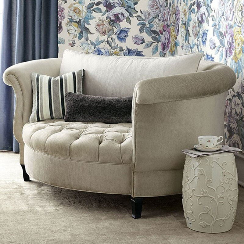 Luxury Velvet Sofa Chair - Ergonomic Design for Ultimate Comfort | Perfect for Living Room, Bedroom & Office Relaxation