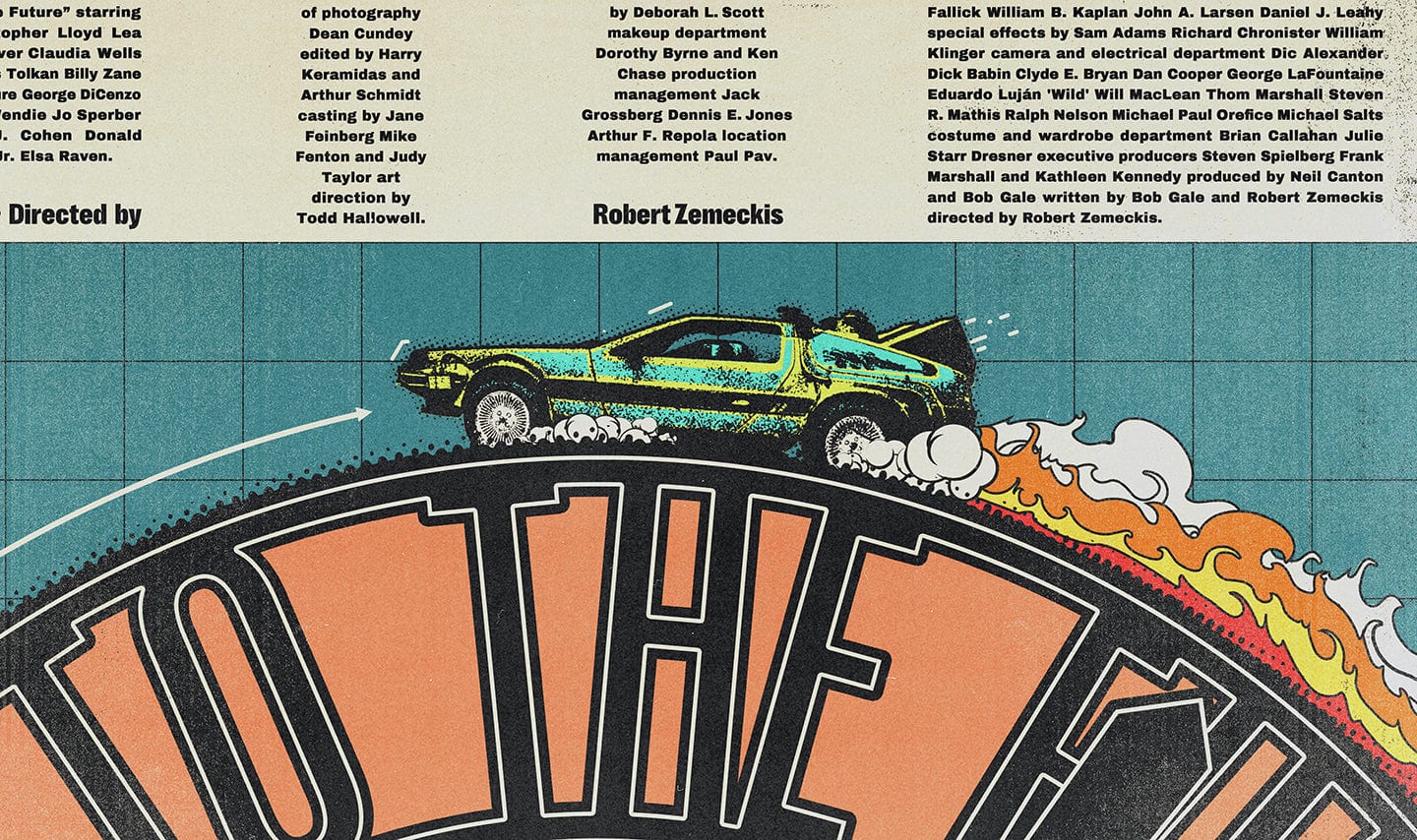 Back to the Future Movie Poster - Limited Edition Collectible Art Print - Perfect for Home Theater Decor, Man Cave, or Gift for Film Fans
