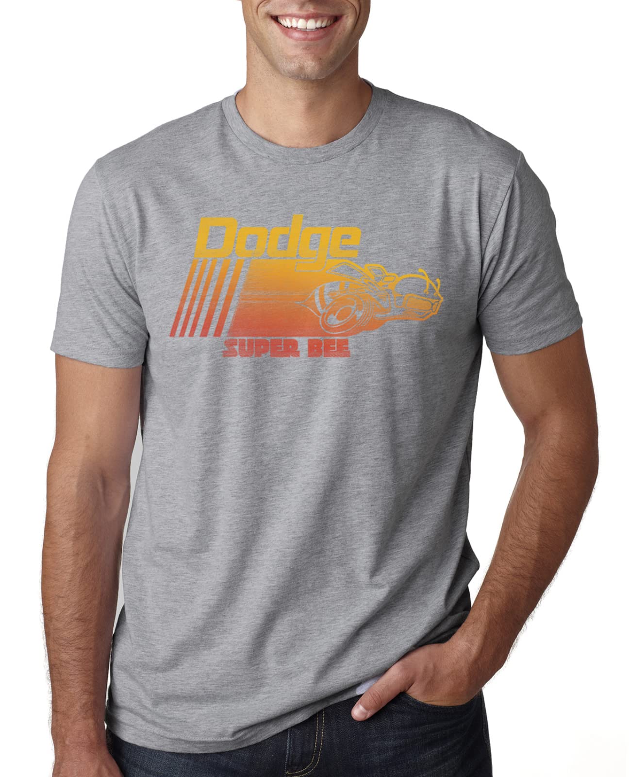 Vintage Dodge Super Bee Hot Rod Logo Men's Graphic T-Shirt | Classic Muscle Car & Truck Enthusiast Apparel | Perfect for Car Shows, Casual Wear & Automotive Gifts