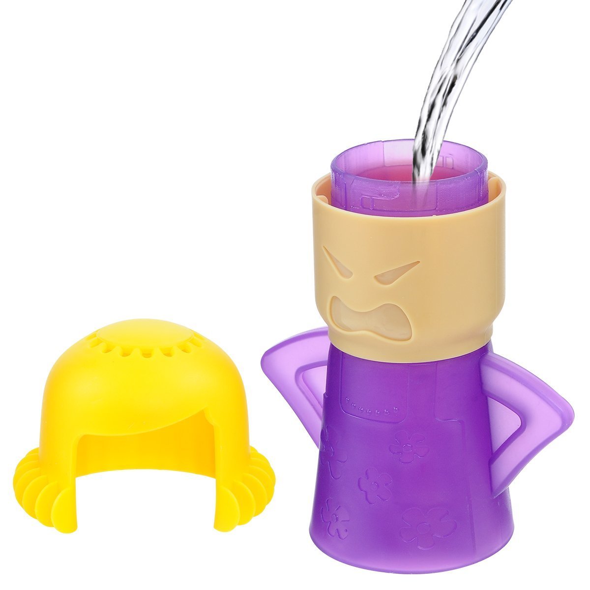 OIF Angry Mama Microwave Cleaner – Fast & Easy Steam Cleaner for Microwave Ovens | Removes Stubborn Stains in Minutes | Works with Vinegar & Water | Perfect for Home & Office Kitchens (Purple) | Ideal for Quick Cleaning & Sanitizing