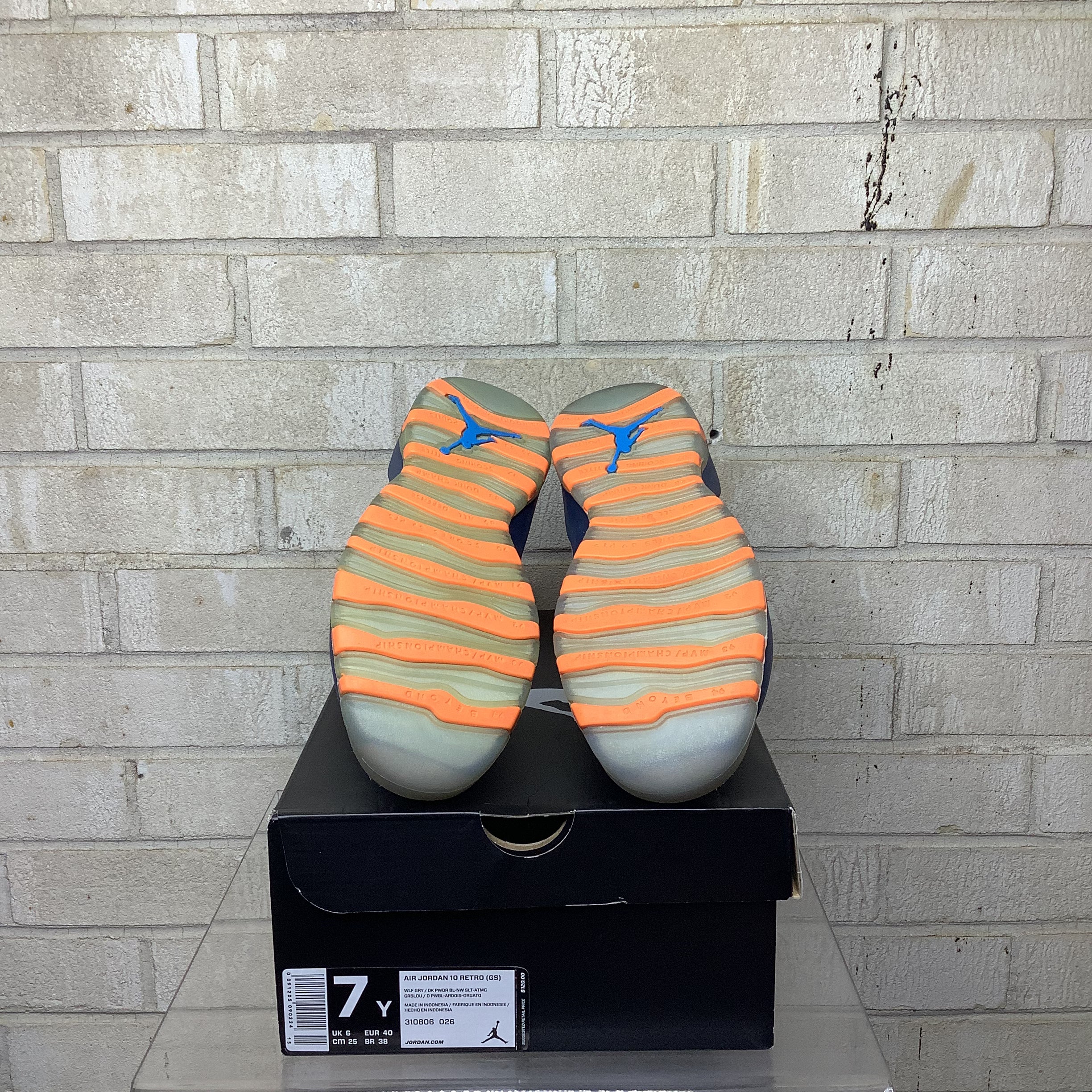 AIR JORDAN 10 BOBCATS Basketball Shoes - Size 7Y (310806-026) - Perfect for Streetwear & Court Performance