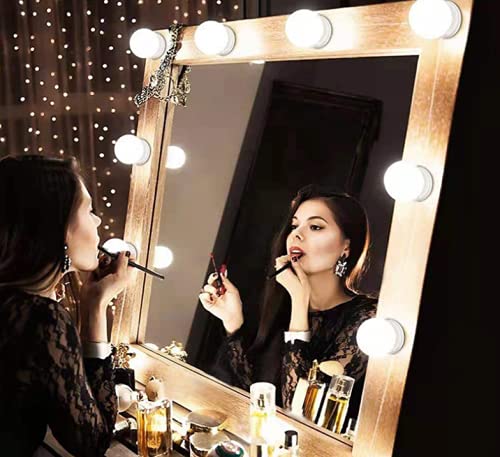 10 LED Dimmable Vanity Mirror Lights for Makeup & Bathroom