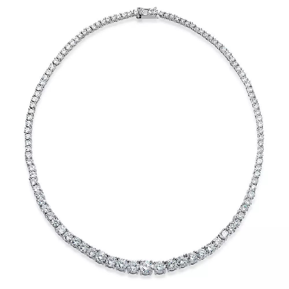 Selena Tennis Necklace for Women - 14K Gold Plated Cubic Zirconia Tennis Bracelet - Elegant Jewelry Gift for Anniversary, Birthday, Party & Special Occasions