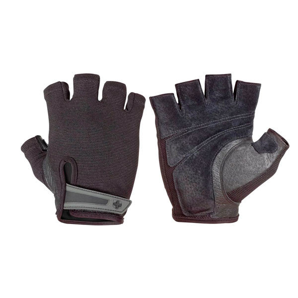 Harbinger Men's Power Gloves - Black | Weightlifting & Gym Training Gloves for Men | Perfect for CrossFit, Bodybuilding & Strength Training