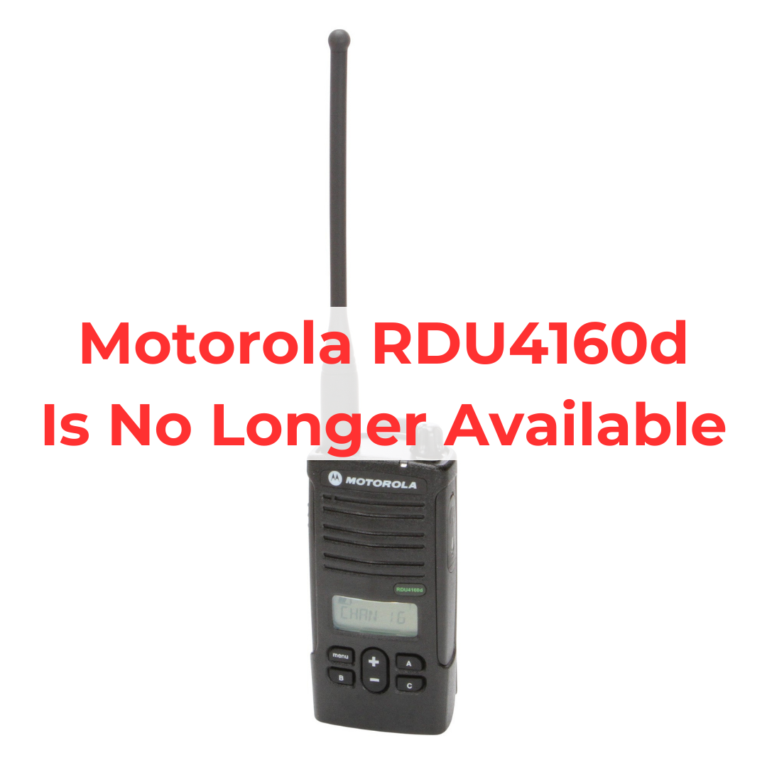 Motorola RDU4160D 6-Pack Two-Way Radios with Multi-Unit Charger & Speaker Microphones - Perfect for Construction, Warehouses, and Outdoor Adventures