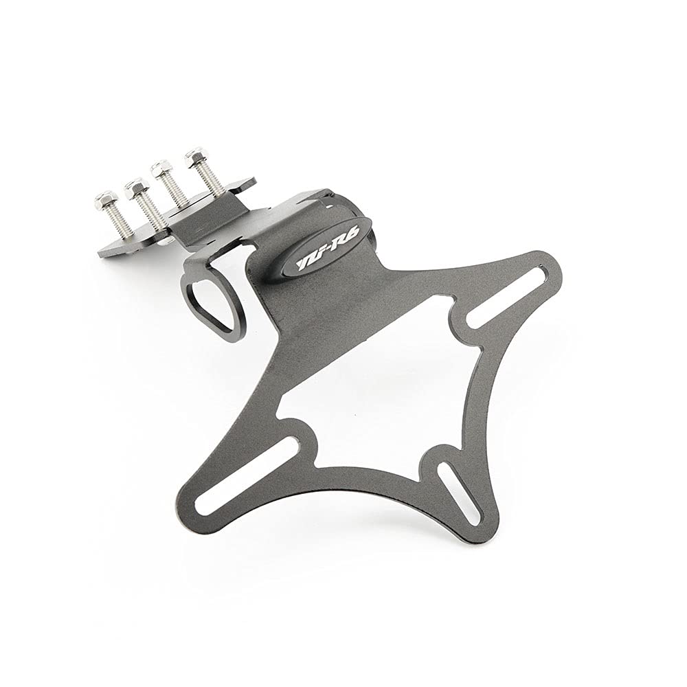 Shunru Motorcycle Tail Tidy & License Plate Holder for Yamaha YZF-R6 (2017-2018) - LED Light Fender Eliminator Kit - Perfect for Street Racing & Custom Bike Builds