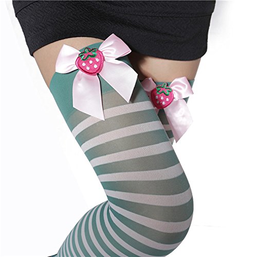 Retro Sexy Women's Thigh High Stockings - 15 Denier Ultra Thin Sheer Hosiery, Soft & Luxury Trendy Stockings for Party, Cosplay & Vintage Outfits