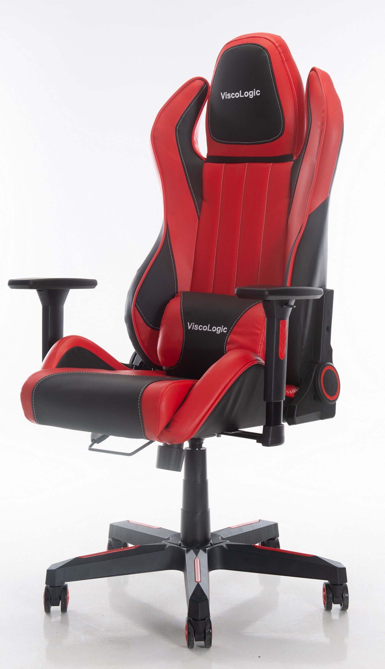 PRO X SERIES 7902 Ergonomic Gaming Chair with Lumbar Support - Black & Red for PC, Console & Office Use - High Back Racing Style for Long Gaming Sessions