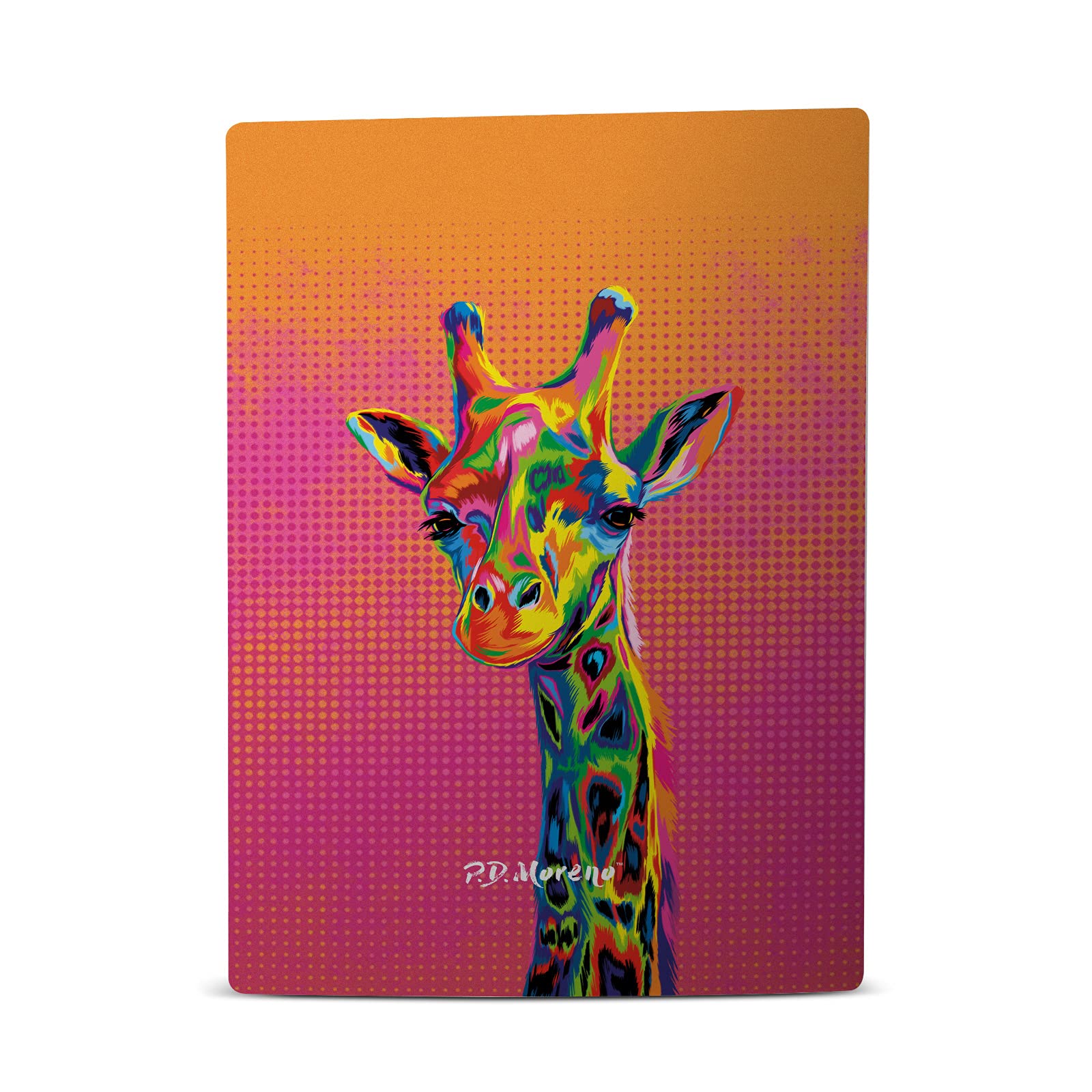 Official P.D. Moreno Giraffe Animals II Vinyl Skin Sticker Cover Compatible with Sony PlayStation 5 PS5 Disc Edition Console - Gaming Decoration & Protection for Your Console
