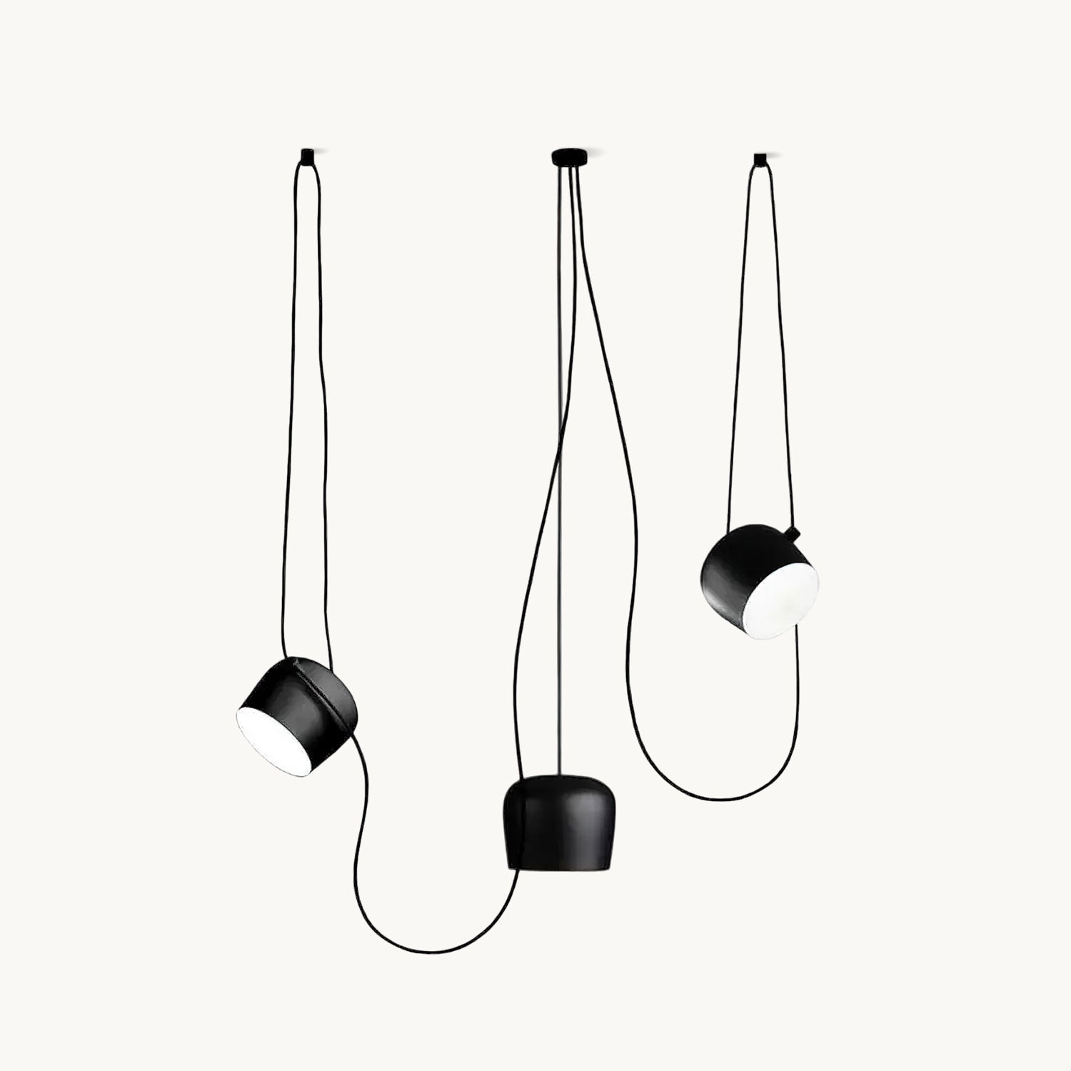 Modern Minimalist Aim Pendant Lamp - Adjustable Hanging Light Fixture for Kitchen Island, Dining Room, Bedroom & Living Room Decor