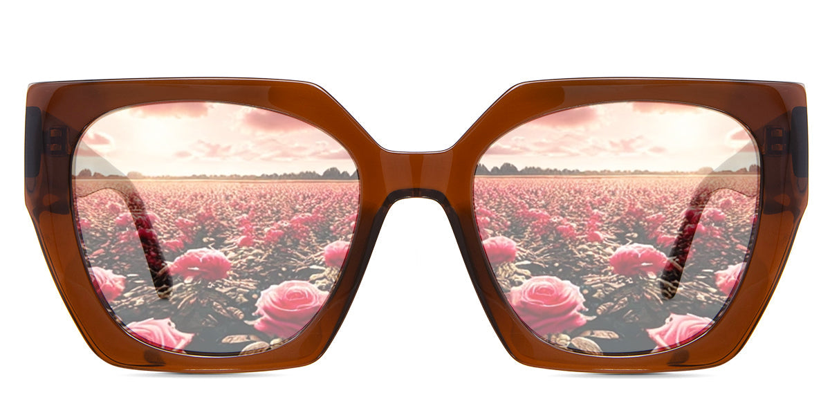 Lenor Women's Prescription Tinted Sunglasses UV400 Protection - Stylish & Comfortable for Driving, Outdoor Activities & Fashion Accessories