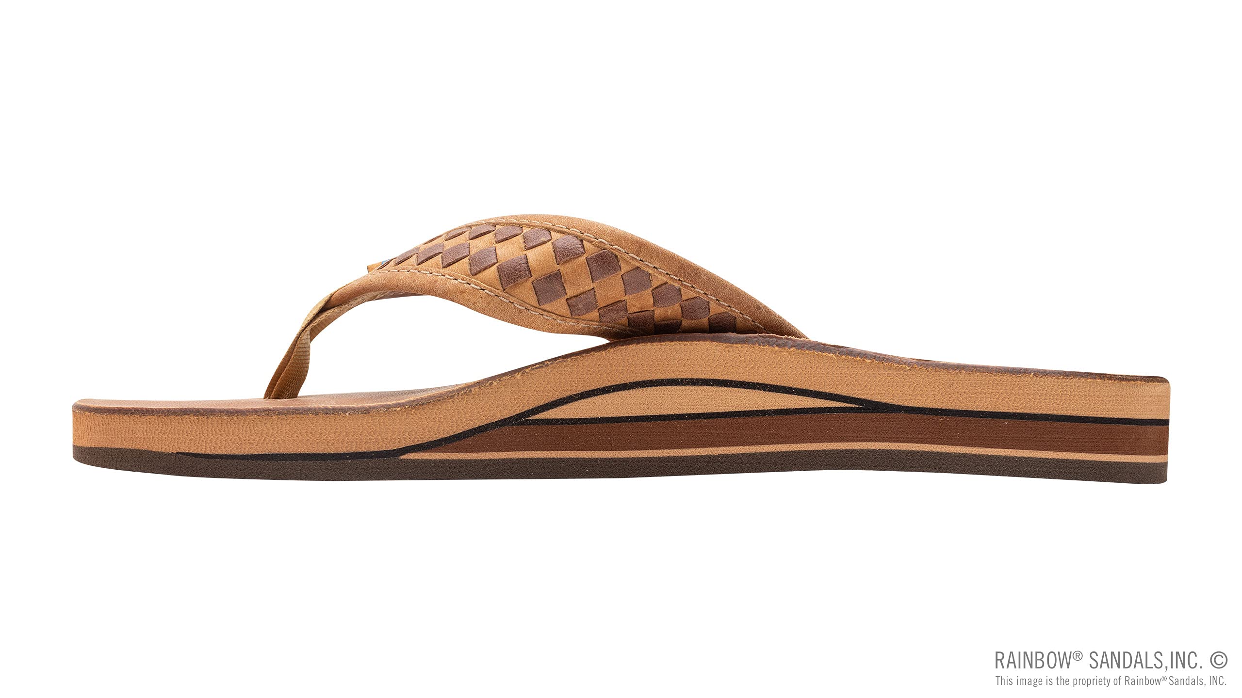 Premium Men's Rainbow Sandals - Bentley Luxury Leather Double Layer Arch Support with Handwoven Straps | Comfortable Beach & Casual Walking Sandals for Summer Outdoor Activities