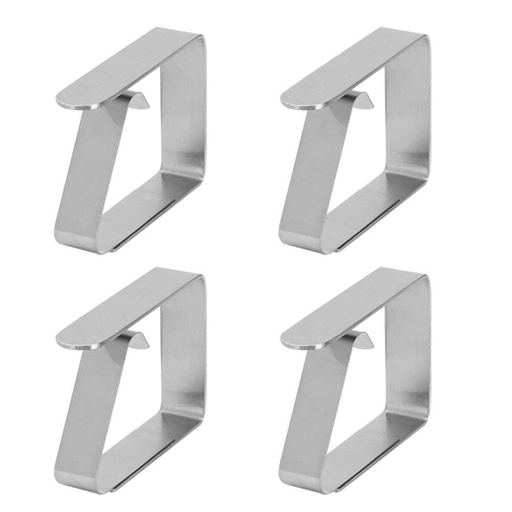 Non-Slip Tablecloth Clips - Premium Fabric Table Clamp Holders for Plastic Tables | Secure & Stylish for Restaurants, Weddings, Parties | Perfect for Indoor & Outdoor Dining Events