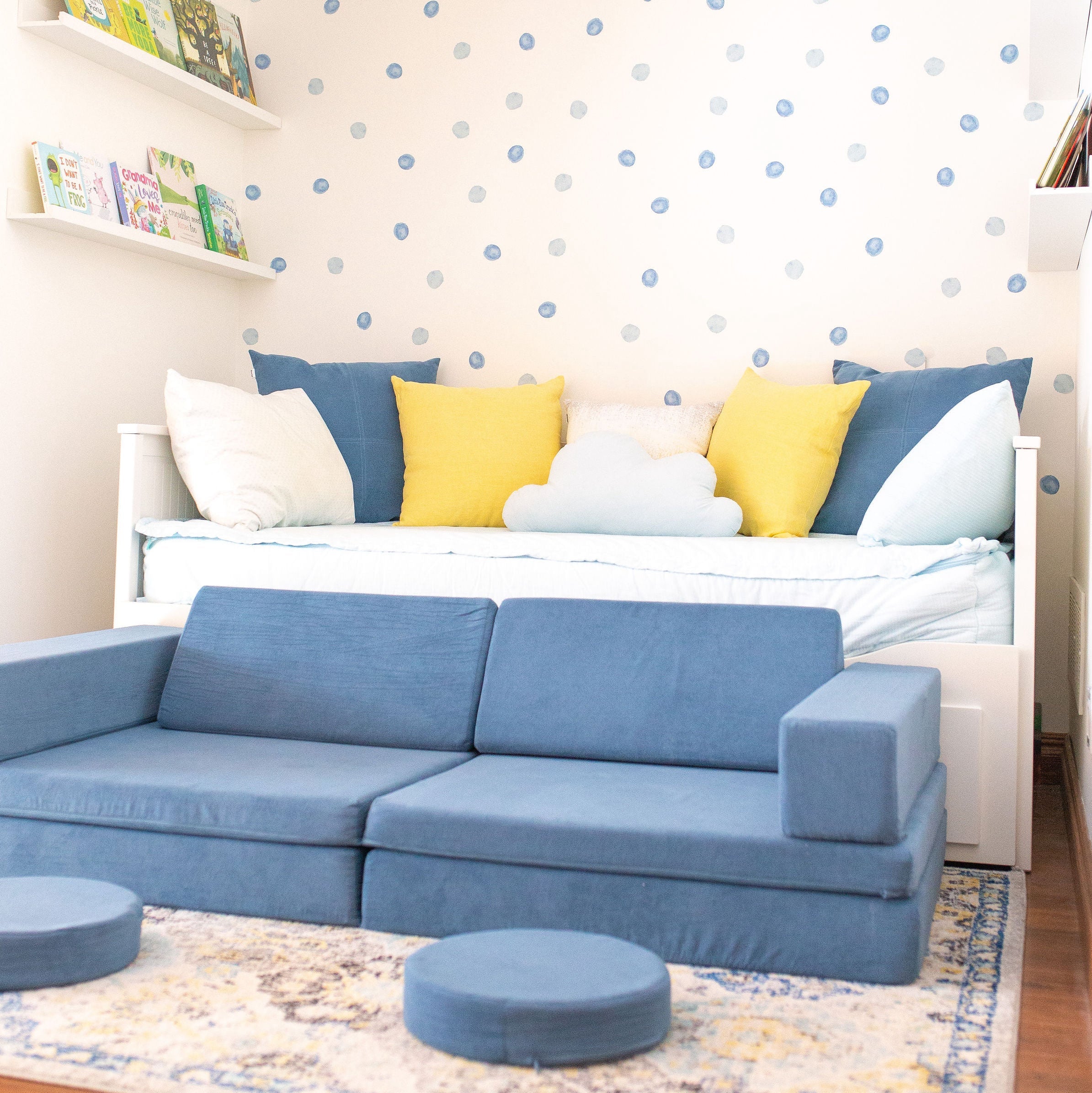 Modular Play Sofa for Kids - Soft & Safe Children's Play Couch - Perfect for Playrooms, Daycare & Indoor Play Areas