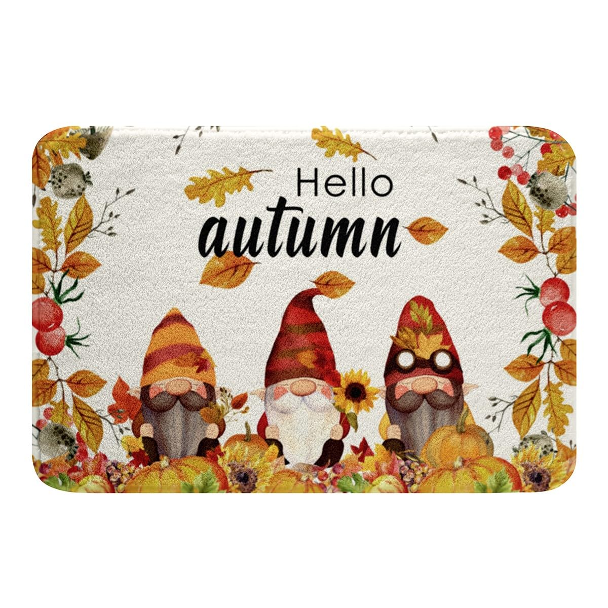 Scandinavian Gnome Bathroom Rug 20